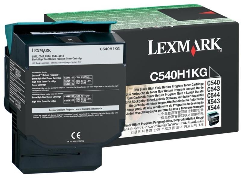 Тонер касета Lexmark C54x, X54x Black High Yield (2.5K)