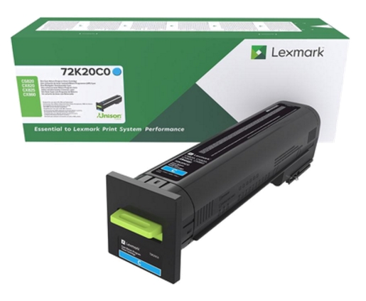 Тонер касета Lexmark CS820 Cyan