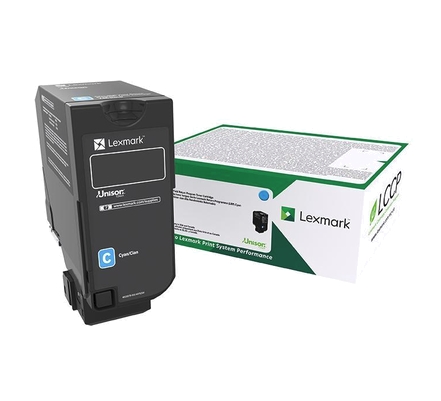 Тонер касета Lexmark CS827de, CX827de Standard Cyan