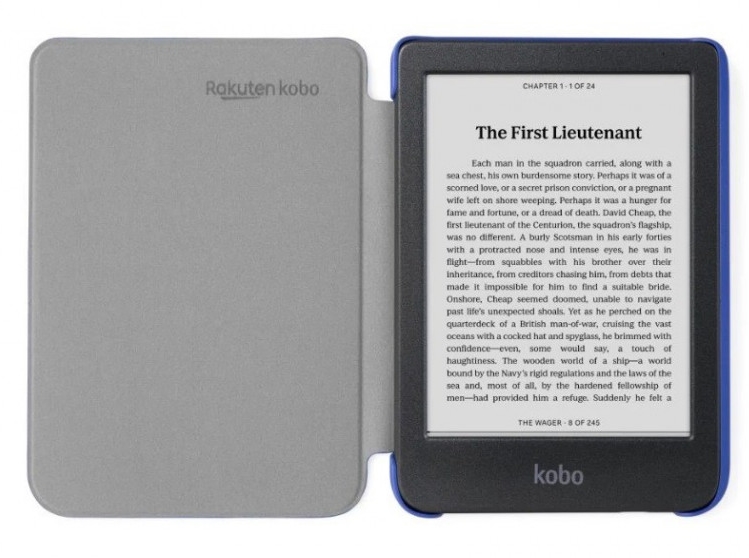 Case E-книга Kobo Clara Colour/BW Basic Cobalt Blue
