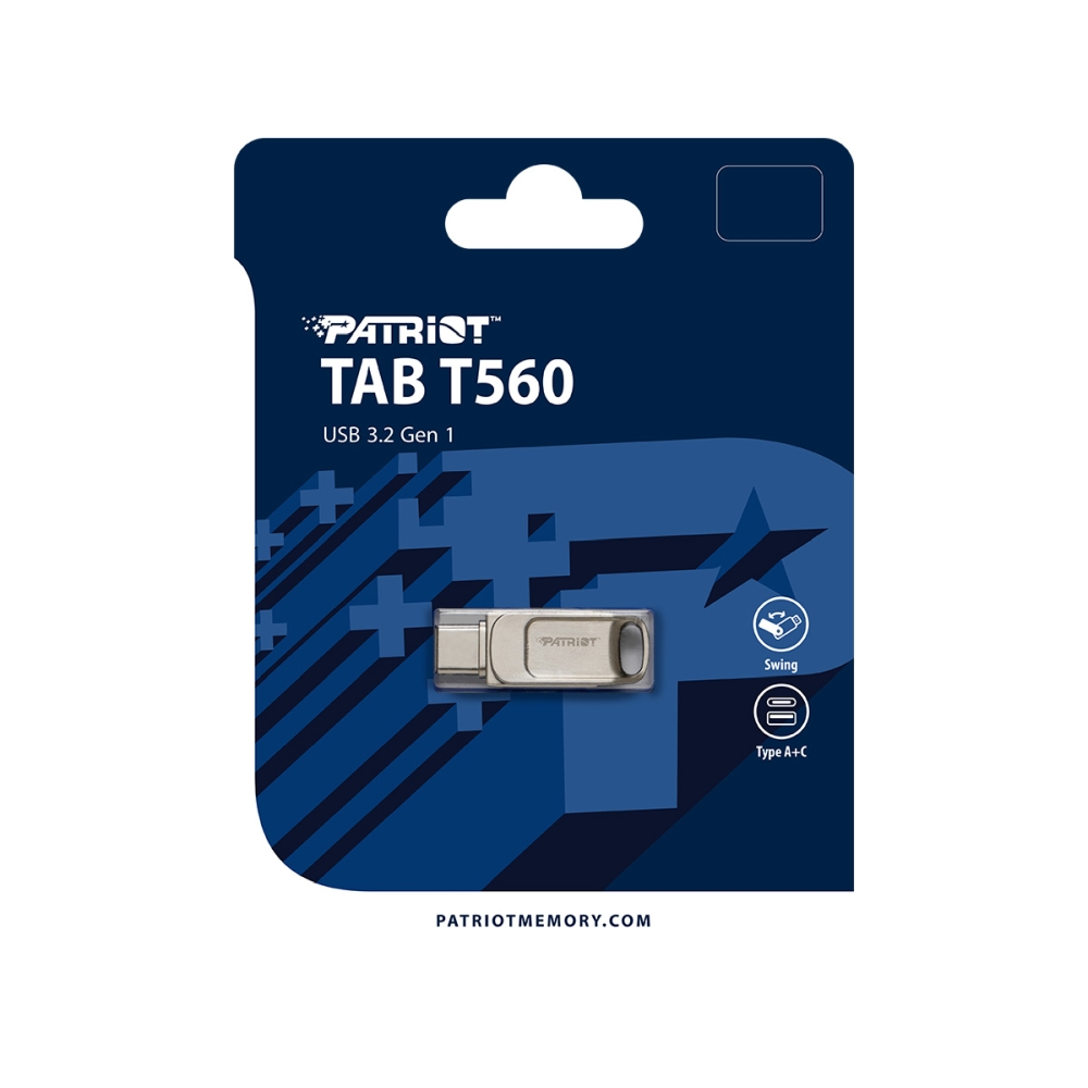 USB памет Patriot TAB560 64GB USB 3.2 Gen1 Type-A+C