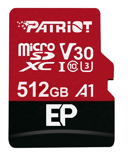 Memory card patriot ep series 512gb micro sdxc v30