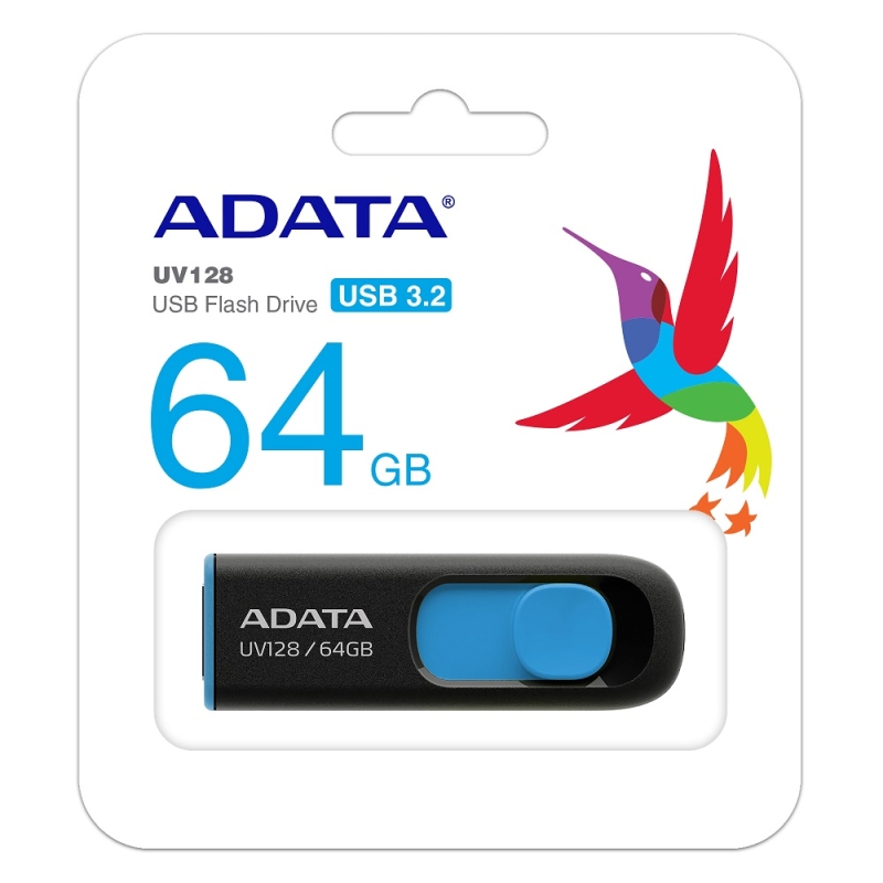 USB памет Adata 64GB UV128 USB 3.2 Gen1