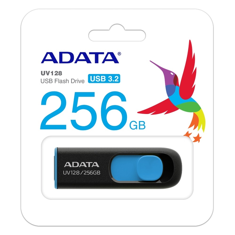 USB памет ADATA UV128 256GB USB 3.2 Black