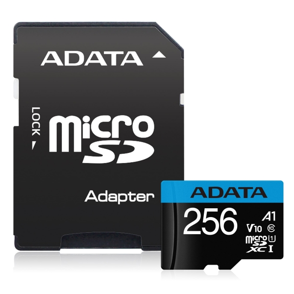 Memory card Adata 256GB MicroSDXC UHS-I CLASS10 A1 (1 adapter)