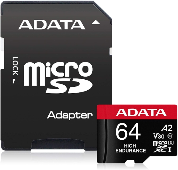 Карта памет Adata 64GB MicroSDXC UHS-I U3 V30S(R100MB/s) HIGH (1 adapter)