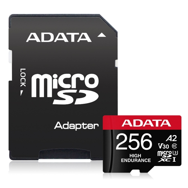 Карта памет Adata 256GB MicroSDXC UHS-I U3 V30S HIGH (1 adapter)