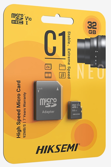 Карта памет HIKSEMI microSDXC 64G, Class 10 UHS-I TLC Adapter