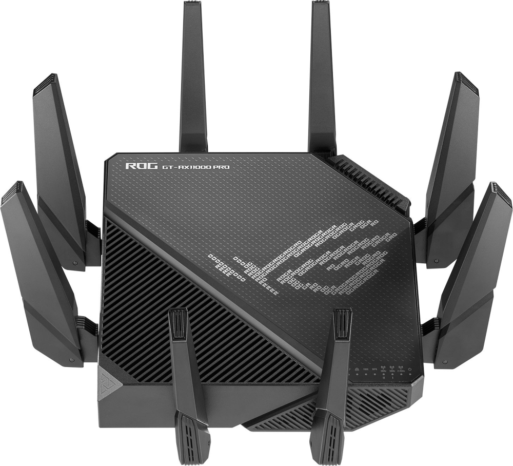 Рутер Asus ROG Rapture GT-AX11000 Pro Gaming Wireless Tri-Band Quad-Core 2.0GHz 256MB/1GB Flash/RAM 10G AiProtection Pro