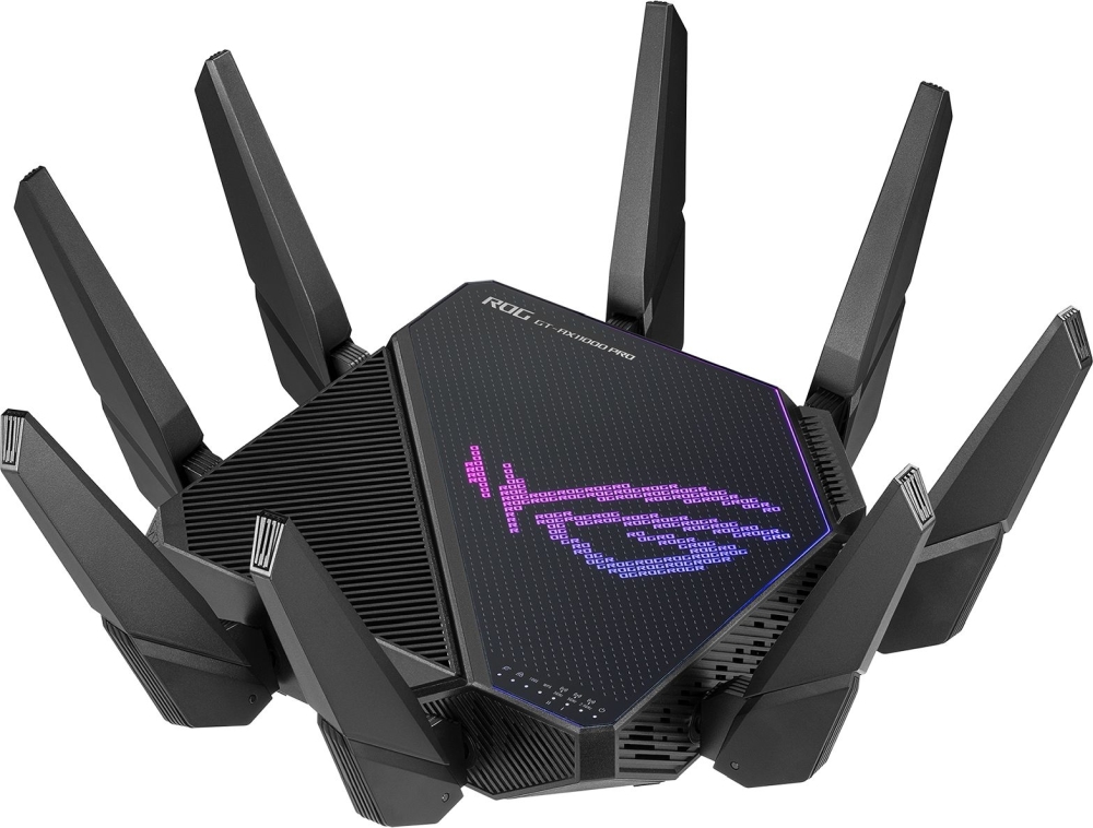 Рутер Asus ROG Rapture GT-AX11000 Pro Gaming Wireless Tri-Band Quad-Core 2.0GHz 256MB/1GB Flash/RAM 10G AiProtection Pro