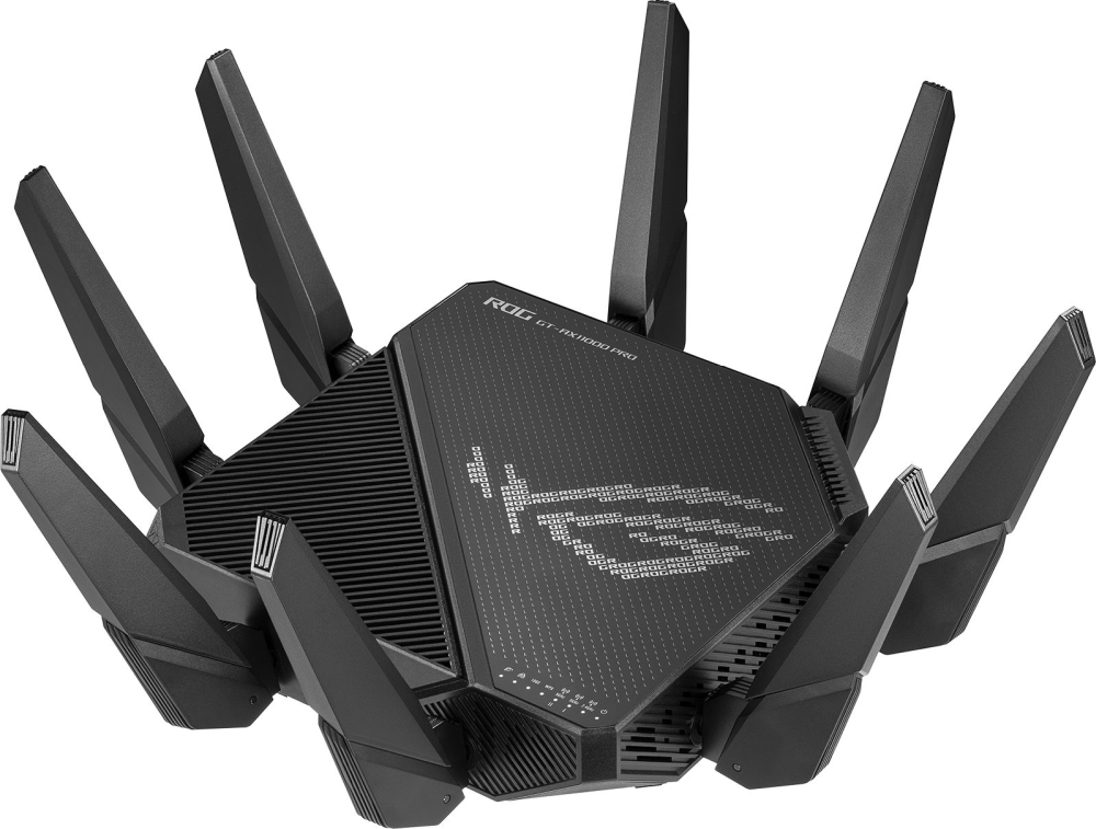 Рутер Asus ROG Rapture GT-AX11000 Pro Gaming Wireless Tri-Band Quad-Core 2.0GHz 256MB/1GB Flash/RAM 10G AiProtection Pro
