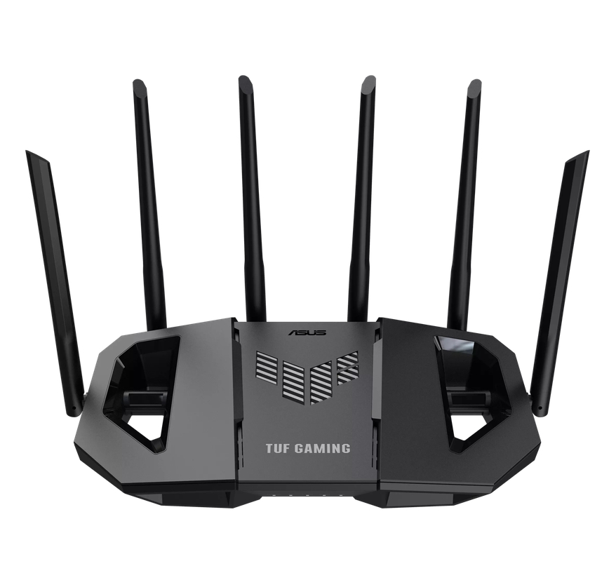 Геймърски рутер Asus TUF Gaming BE6500, Dual‑Band Wi‑Fi 7, 4x 2.5GbE, MLO, Mobile Game Mode, Open NAT, AiMesh