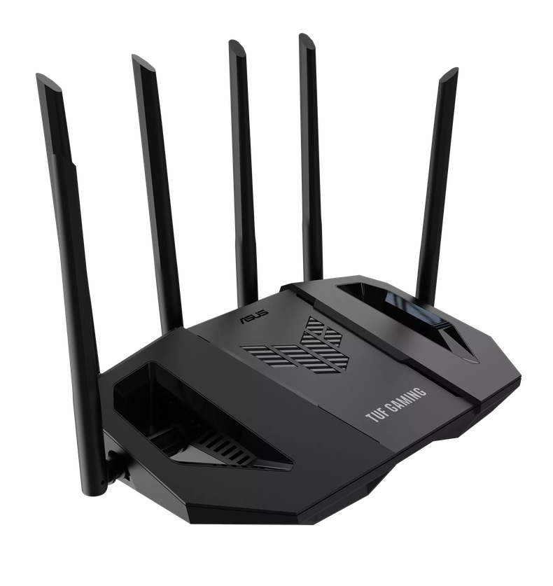 Геймърски рутер Asus TUF Gaming BE6500, Dual‑Band Wi‑Fi 7, 4x 2.5GbE, MLO, Mobile Game Mode, Open NAT, AiMesh