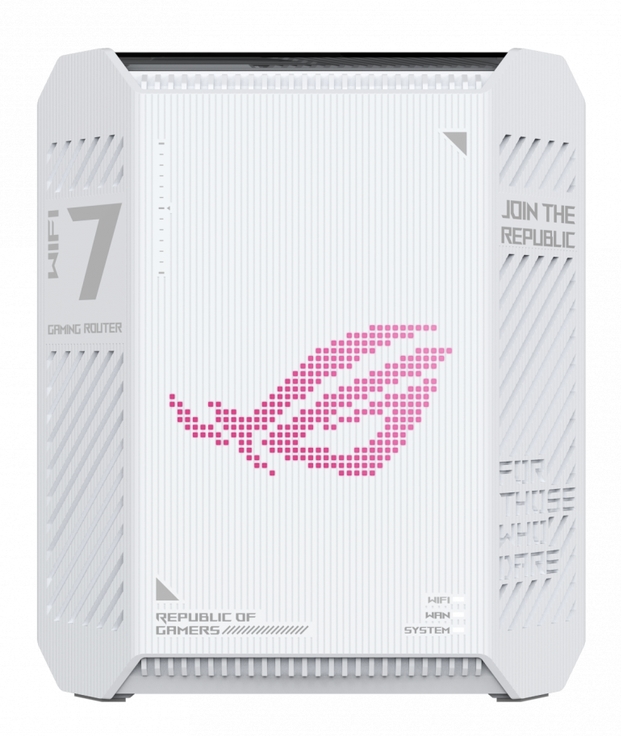 Asus ROG Strix GS‑BE7200 Dual‑Band Wi‑Fi 7 gaming router, 4096‑QAM, dual gaming ports, AiProtection