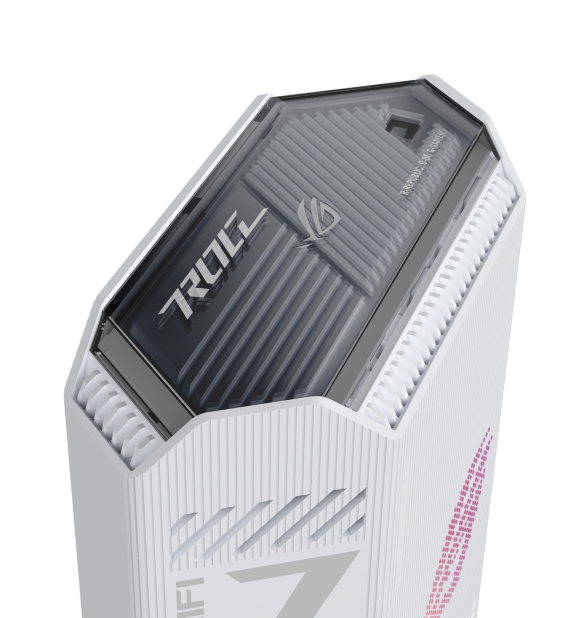 Asus ROG Strix GS‑BE7200 Dual‑Band Wi‑Fi 7 gaming router, 4096‑QAM, dual gaming ports, AiProtection