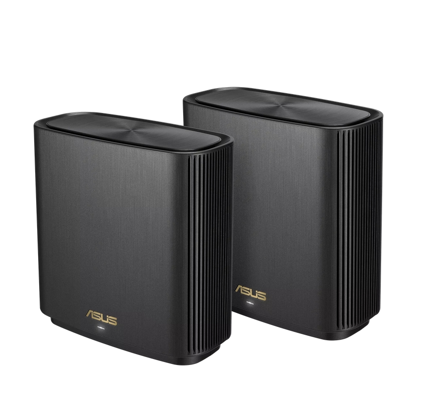 Asus Mesh WiFi рутер ZenWiFi XT8 V2 2PK AX6600 Tri-Band 510м² Quad-Core 1.5GHz 256MB/512MB Flash/RAM 2.5G порт AiProtection Pro Black