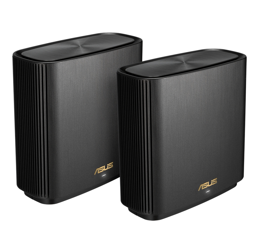 Asus Mesh WiFi рутер ZenWiFi XT8 V2 2PK AX6600 Tri-Band 510м² Quad-Core 1.5GHz 256MB/512MB Flash/RAM 2.5G порт AiProtection Pro Black