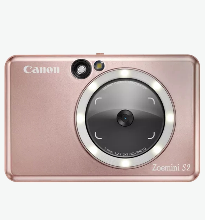 Photo printer Canon instant camera printer  Zoemini S2 ZV223, Rose Gold