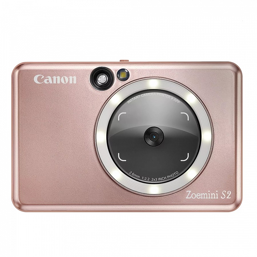 Photo printer Canon instant camera printer  Zoemini S2 ZV223, Rose Gold