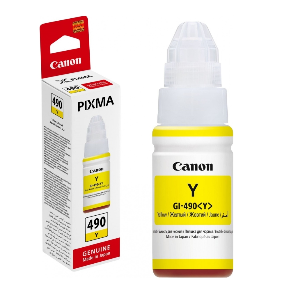 Мастило за принтер Canon GI-490 Y