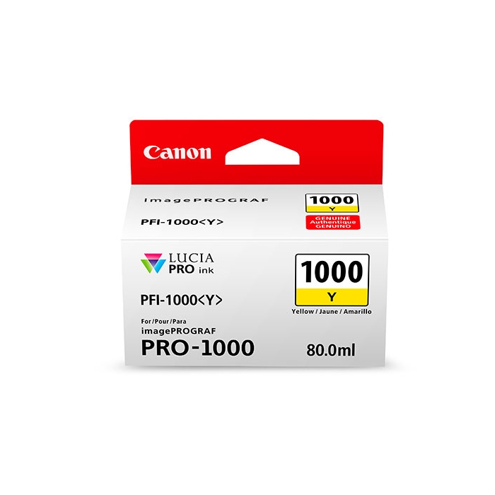 Мастило за принтер Canon PFI-1000 Y