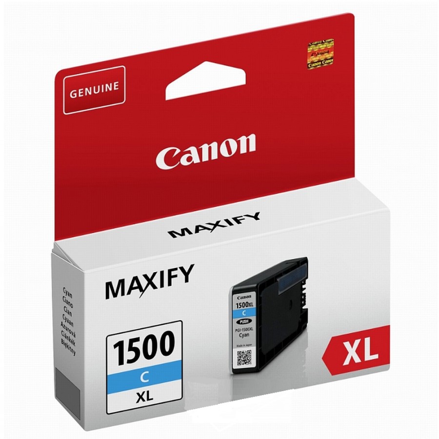 Ink for printer canon pgi-1500xl c