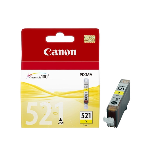 Ink for printer canon ink tank cli-521 yellow