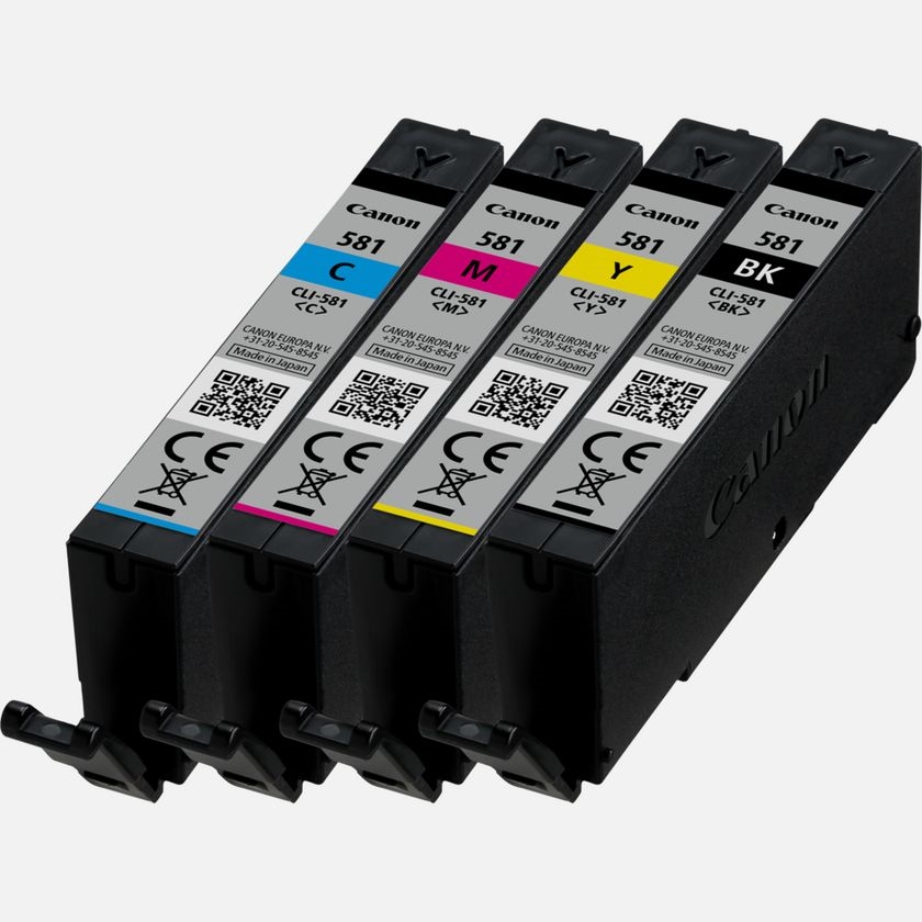 Ink for printer canon cli-581 c/m/y/bk multi pack