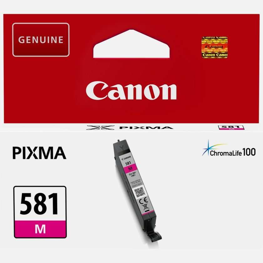 Ink for printer canon cli-581 m