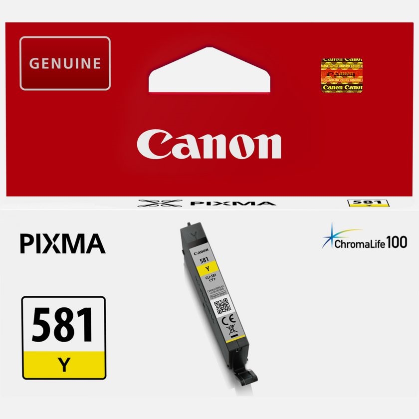 Ink for printer canon cli-581 y