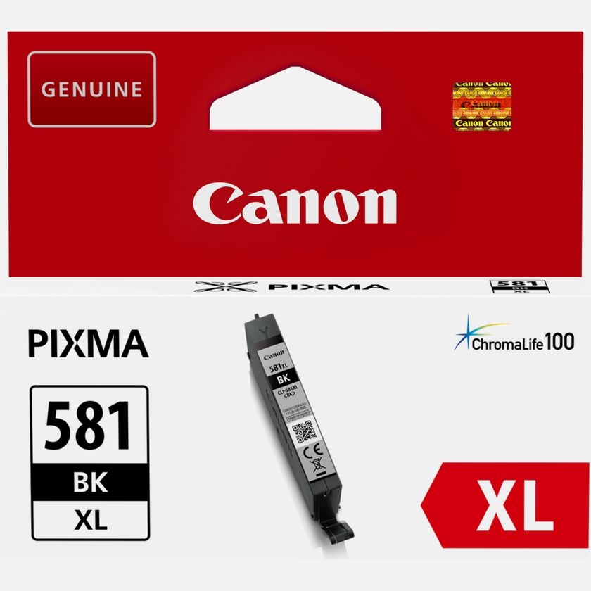 Ink for printer canon cli-581 xl bk