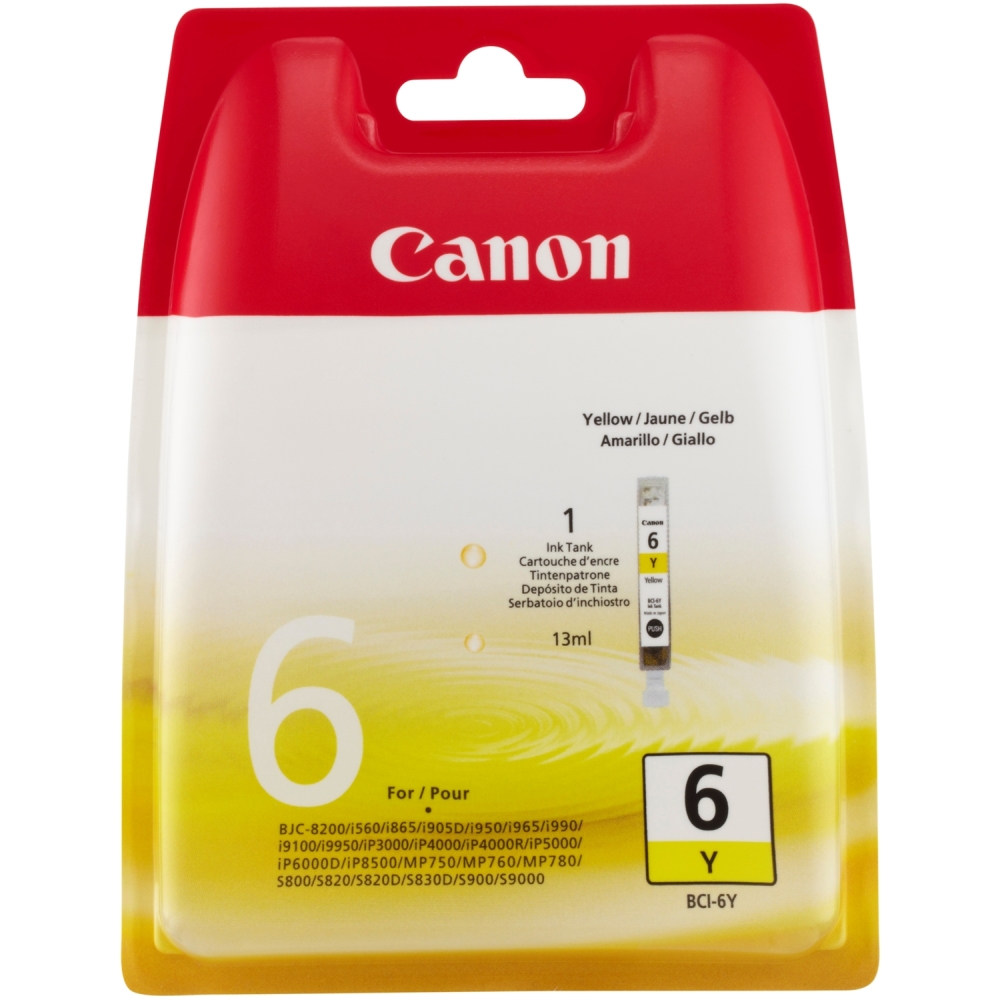 Ink for printer canon bci-6y