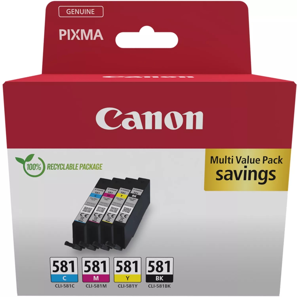 Ink for printer Canon CLI-581 C/M/Y/BK Multi Pack