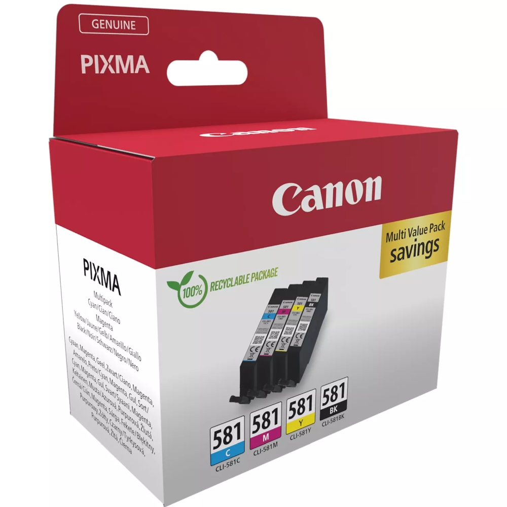 Ink for printer Canon CLI-581 C/M/Y/BK Multi Pack