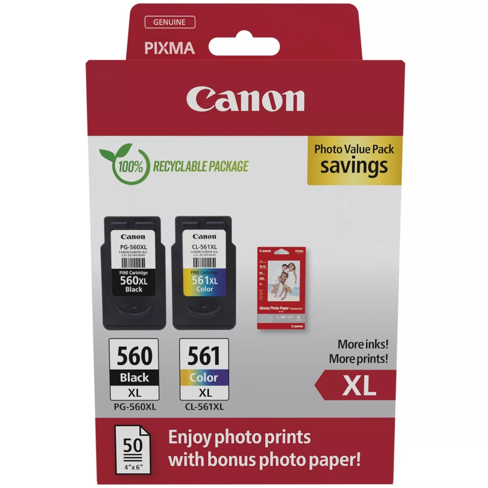 Мастило за принтер Canon PG-560XL / CL-561XL PVP