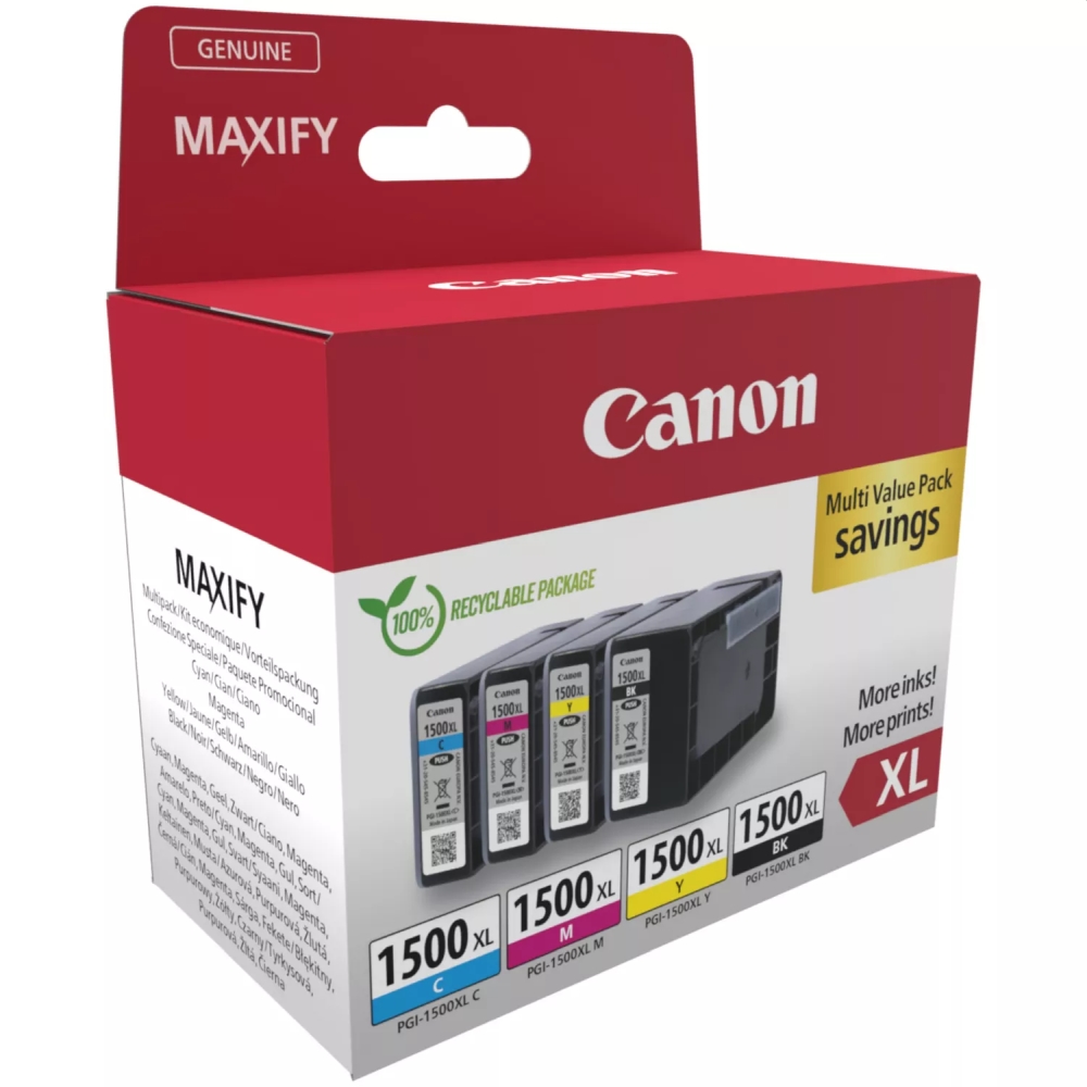 Ink for printer Canon PGI-1500XL BK/C/M/Y Multi Pack