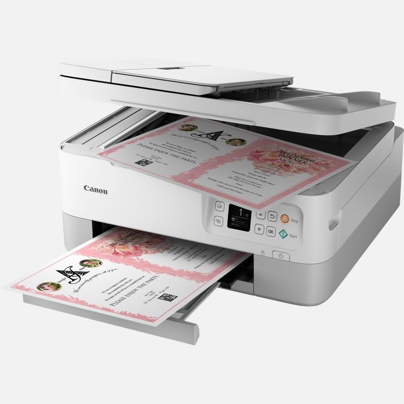 Ink mfp canon pixma ts7451, white