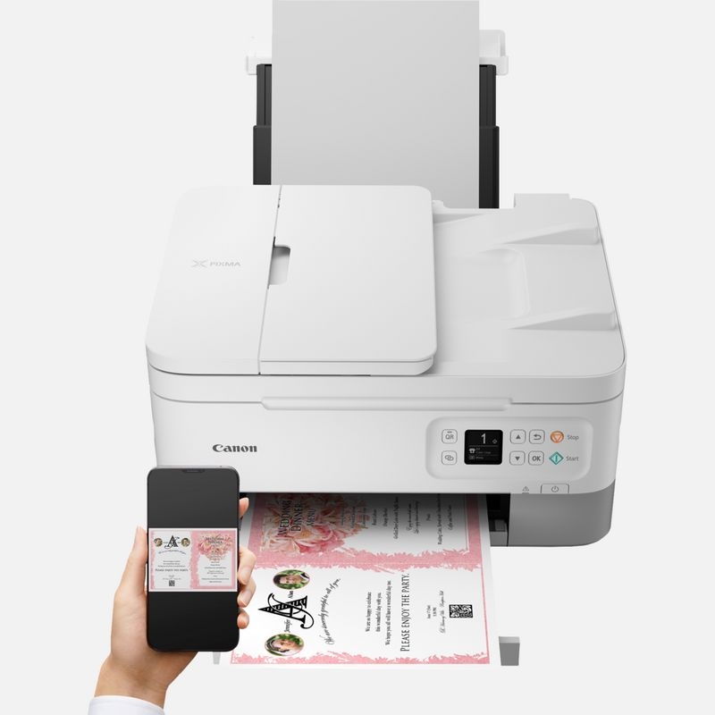 Ink mfp canon pixma ts7451, white