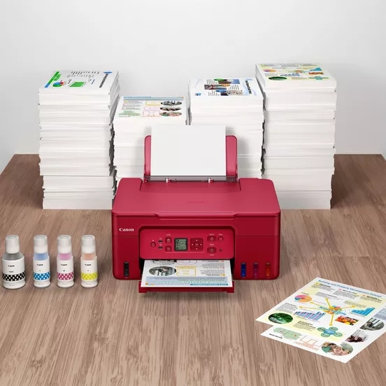 Мастиленоструйно МФУ Canon PIXMA G3470 All-In-One, Red