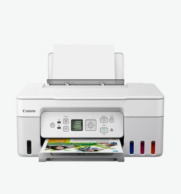 Ink MFP Canon PIXMA G3470 All-In-One, White + Canon Plus Glossy II PP-201, 10x15 cm, 50 sheets