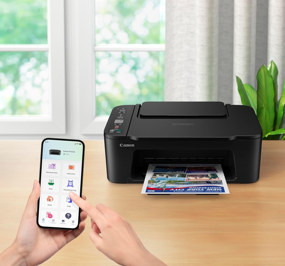 Мастиленоструен МФУ Canon PIXMA TS3750i черен