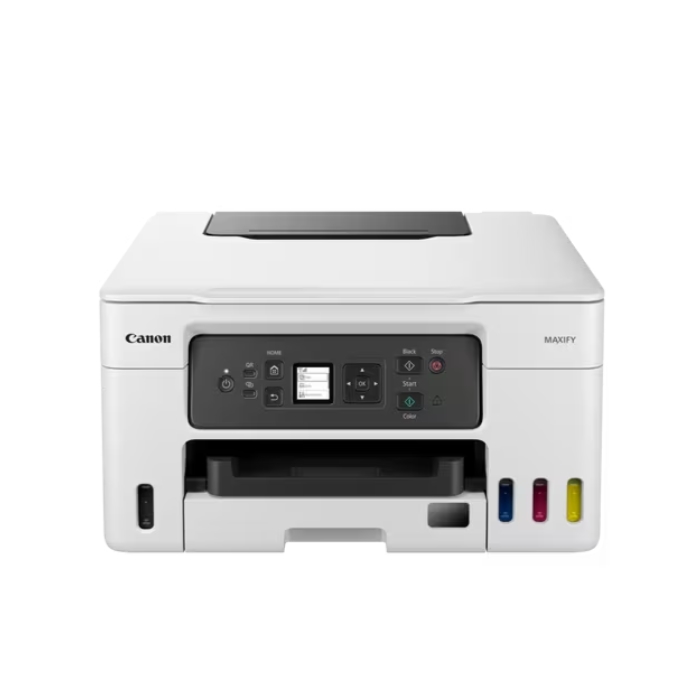 МФУ мастиленоструен Canon MAXIFY GX3040 All‑in‑One бяло/черно + Canon GI‑46 PGBK