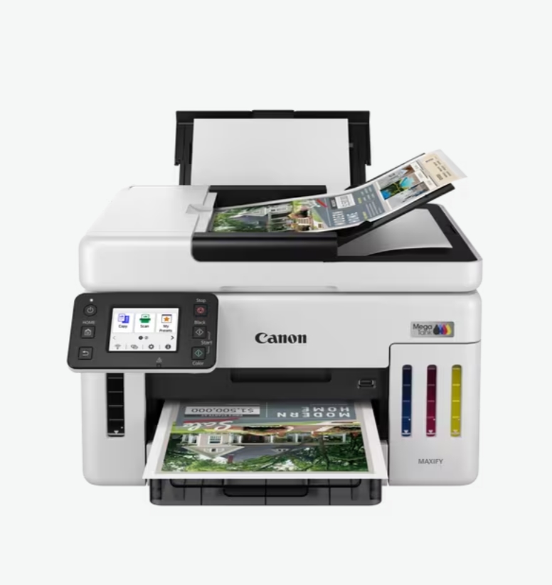Inkjet all-in-one printer Canon MAXIFY GX6140, white/black