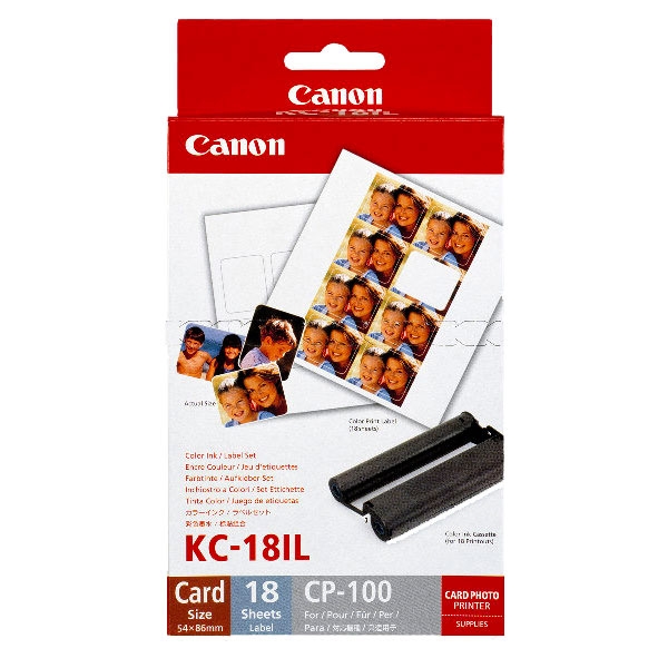 Хартия Canon Color Ink/Label set KC-18IL