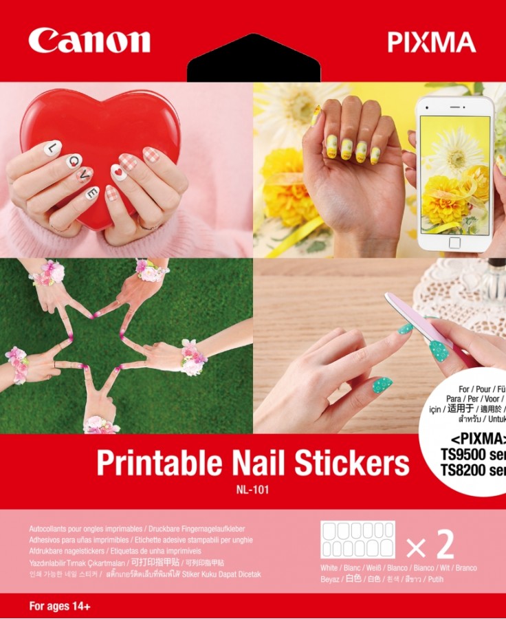 Paper canon printable nailstickers nl-101 (2 sheets)
