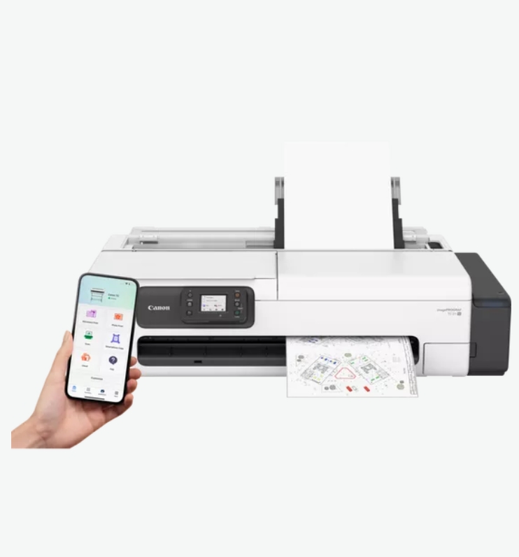 Плотер Canon imagePROGRAF TC-21M с Printer Stand SD-24 и Desktop Basket BU-06