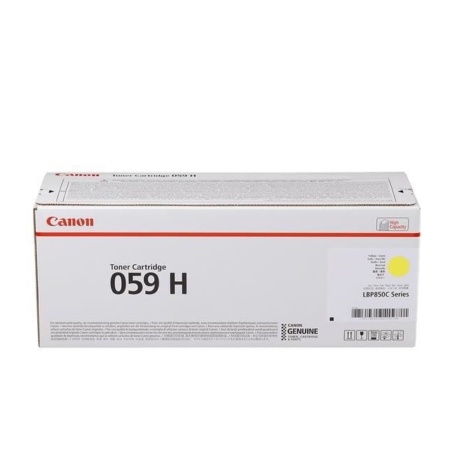 Тонер касета Canon CRG-059H, Y