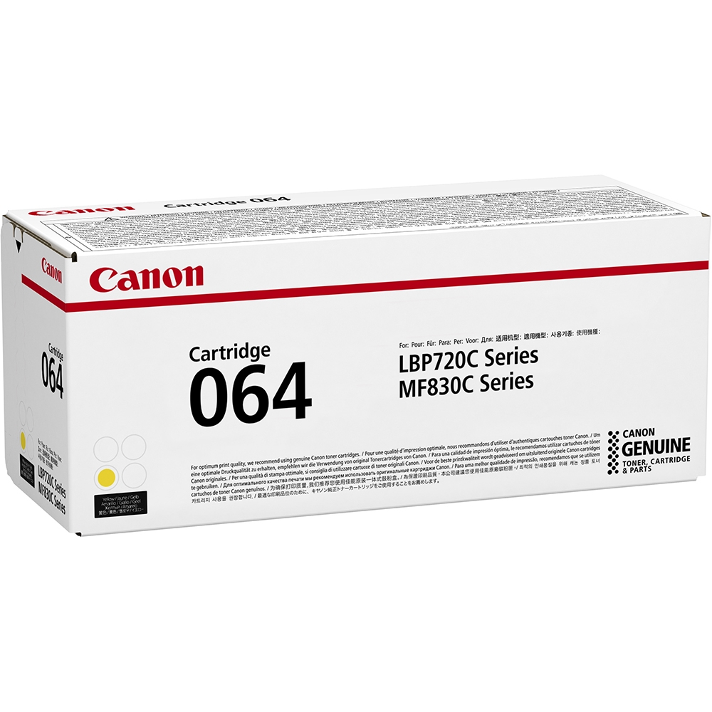 Тонер касета Canon CRG-064, Y