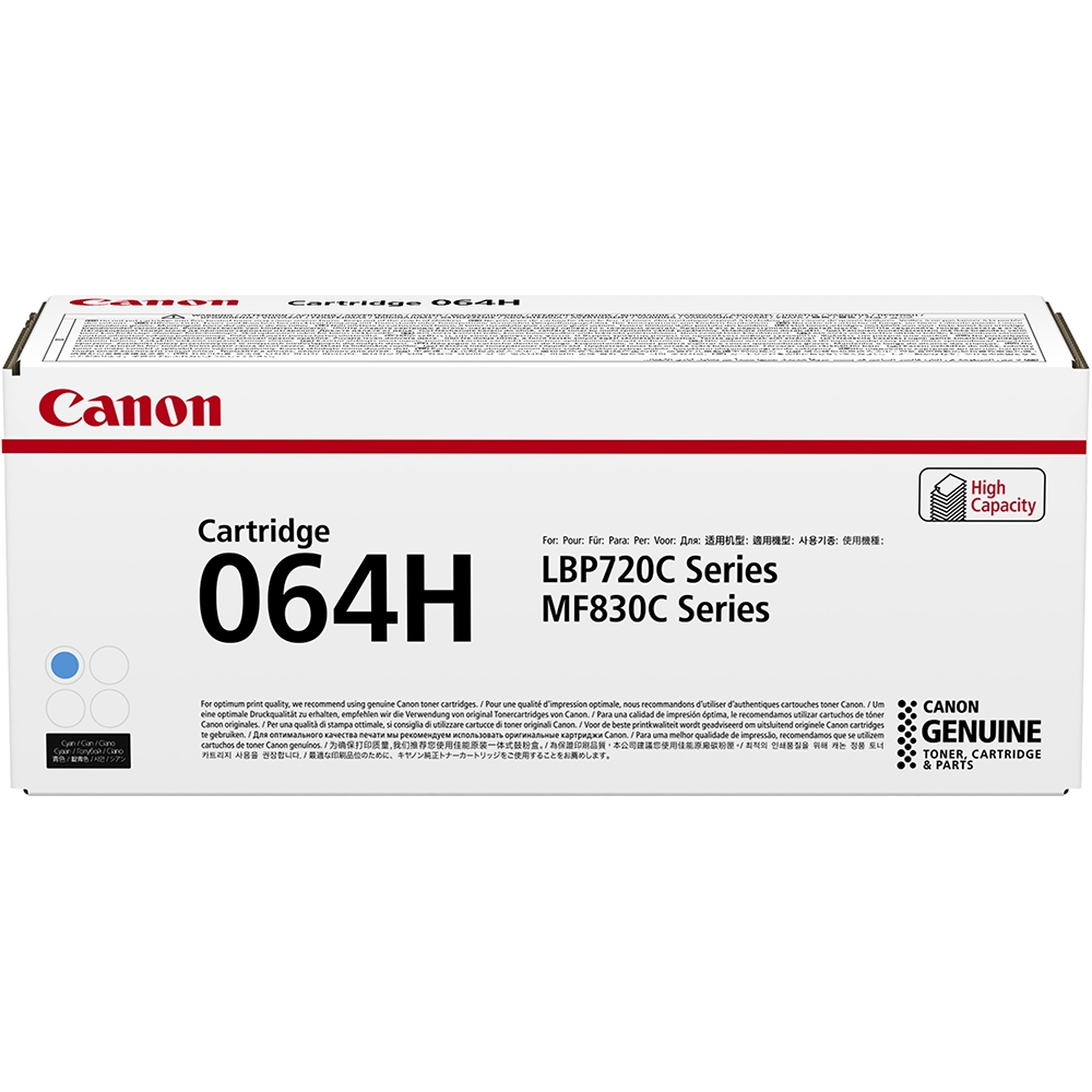 Тонер касета Canon CRG-064H, C