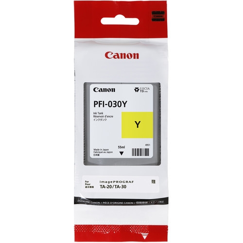 Ink for plotter Canon PFI-030, Yellow